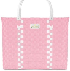 Kate spade Valentine's day pink braided tote